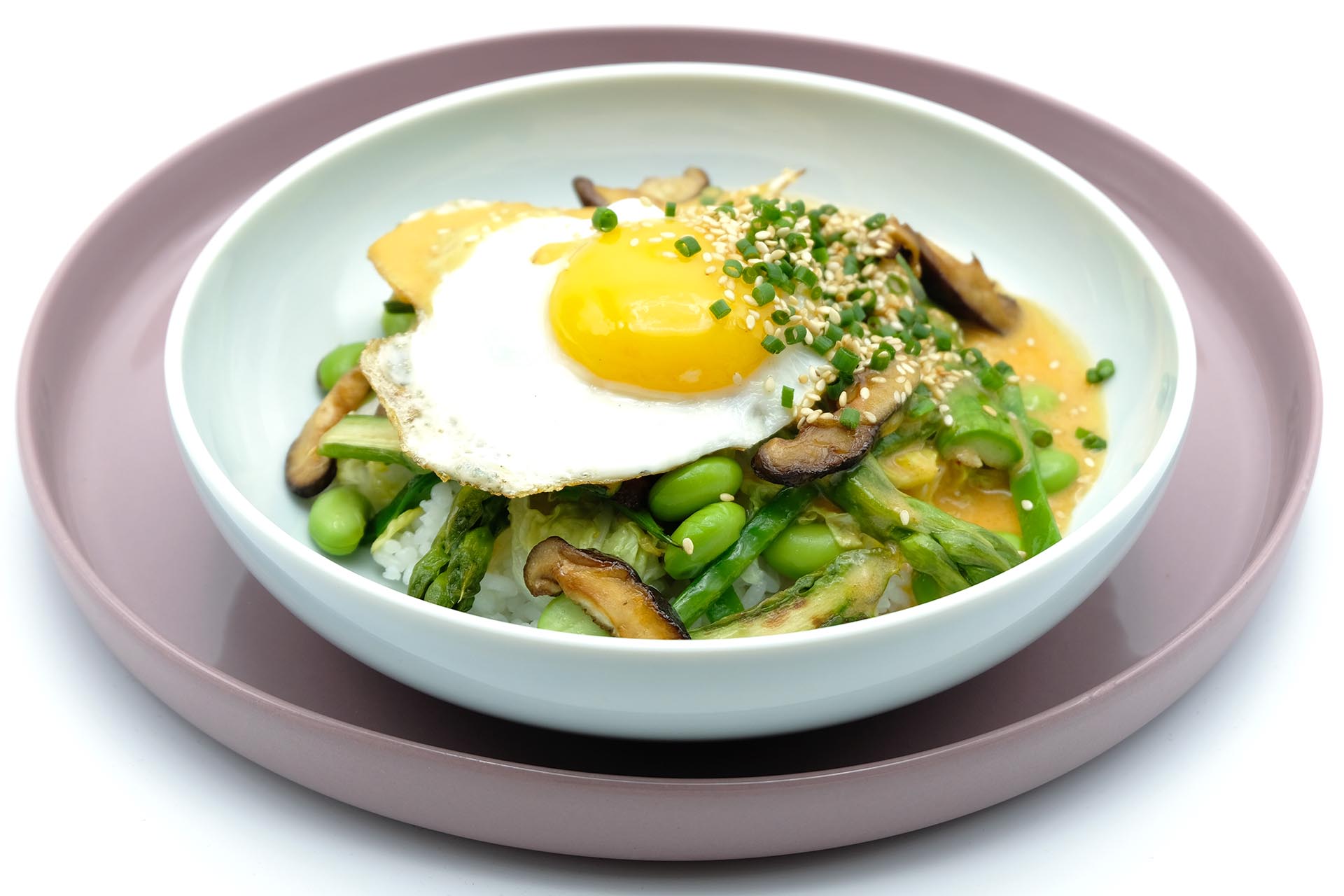 Rezept für Veggie Bibimbap - vegetarische Reisbowl Popdish Foodblog, Gerichte, die knallen,