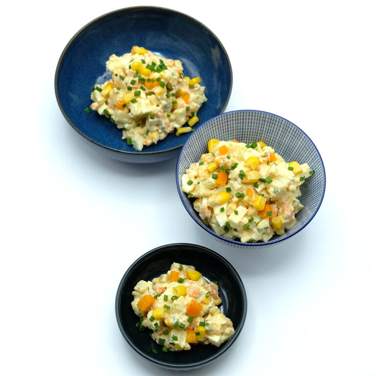 Rezept für koreanischer Kartoffelsalat Popdish Foodblog, Gerichte, die knallen,